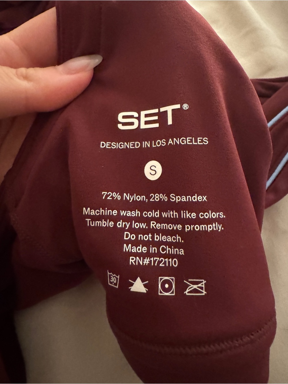 Set active coaster hampton bra (small) and pipe shorts (xs) - Picture 3 of 3